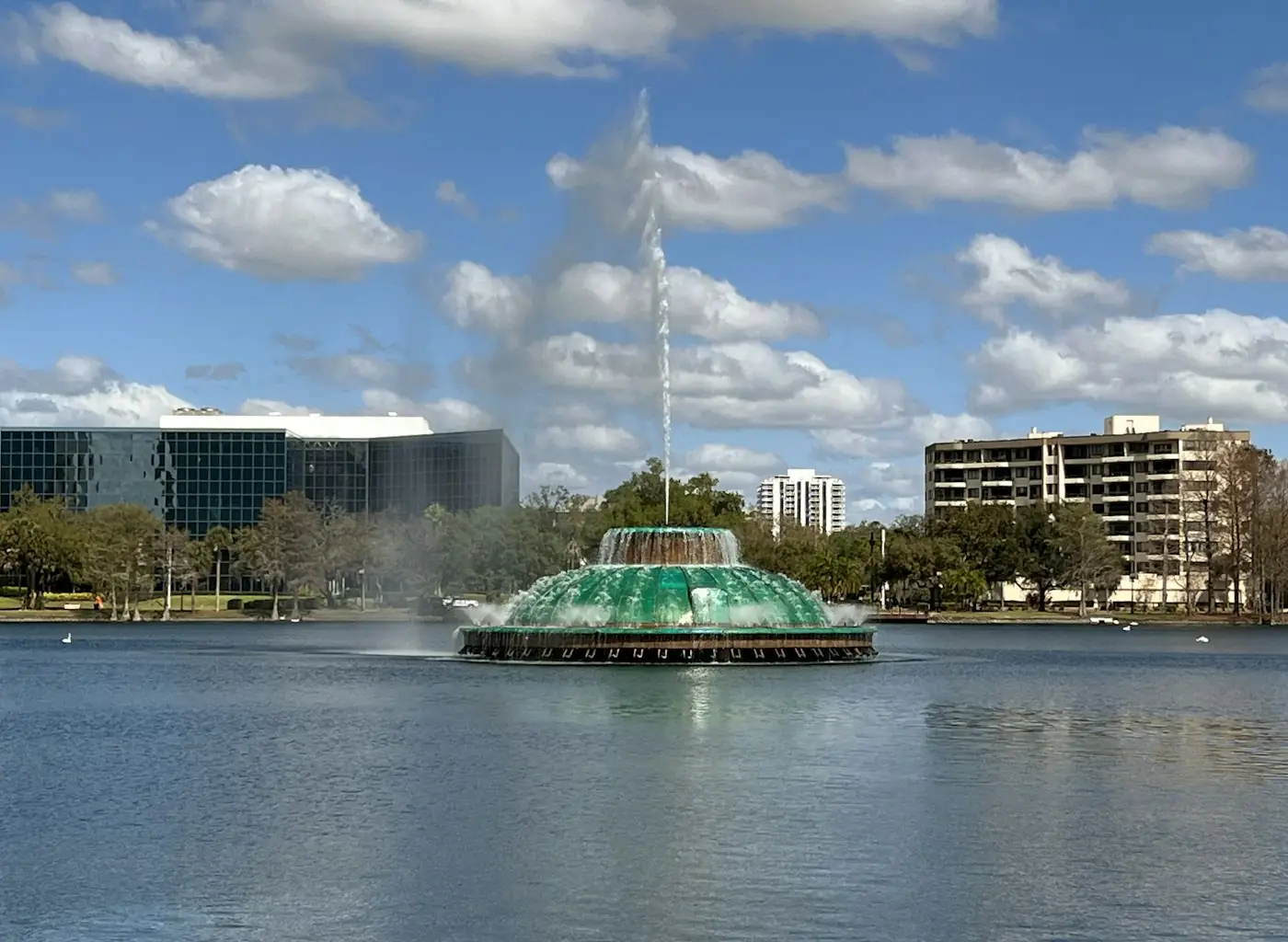 Gainesville Florida park fountain